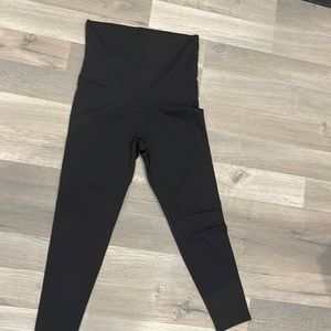 MATERNITY - belly panel leggings